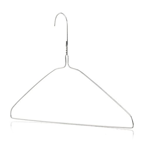 Hangerworld 10 Stück verzinkte Silber Metall Kleiderbügel – Für den Heimgebrauch, Reinigungen oder Einzelhändler – ca. 41cm. - 2