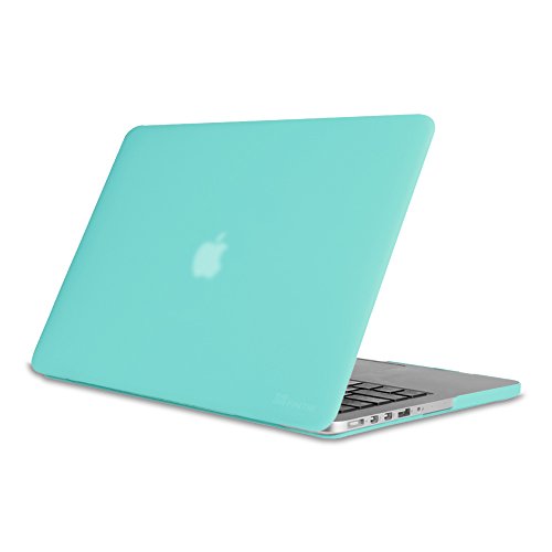 Fintie MacBook Pro 13 Retina Hülle (NO CD-ROM Drive) - Ultra Slim Hochwertige Matt Gummierte Hartschale Tasche Schutzhülle Snap Case für Apple MacBook Pro 13.3 Zoll mit Retina Display (A1502 / A1425), Mint Grün