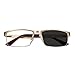 Produktbild Sunglasseslife Lesebrille Photochrome Sonnenbrillen/Optische Presbyopische Brille Intelligente Farbwechsellinse 100 bis 400 Grad Optional/Anti-Blaulicht Anti-UV,Gold,+375