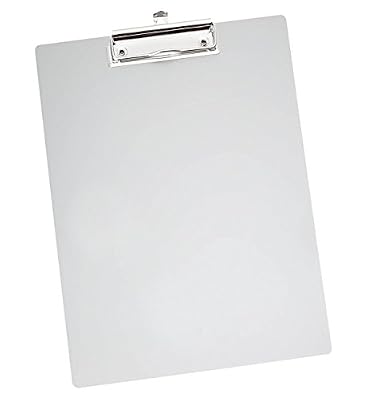Wedo 057854 Porte-bloc en métal A4 Aluminium/Argent