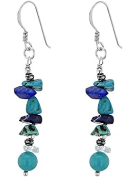 Tuscany Silver Damen-Ohrringe 925 Sterling Silver Türkis