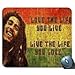 Produktbild Bob Marley Love The Life You Live Mouse Pad by Vertek Computer Products