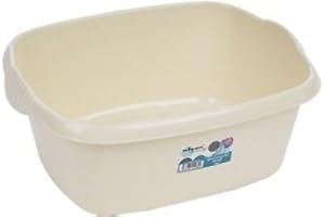 HOME IN STYLE Wham High Grade Rectangular Washing Up Bowl Basin Kitchen Mixing Bowls Sink Tidy (Cream/Calico)
