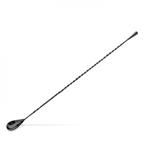 LUMIAN Bar Spoon Tear Drop Nero Bartender 40 cm