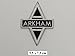 Produktbild Batman Arkham Asylum Badge bestickt Patch 7,6 cm Aufnäher oder zum Aufbügeln