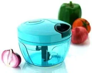 Jash Enterprise Handy Chopper, Triple Blade with Pull Cord Technology (450ML) Vegetable & Fruit Chopper