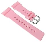 Ersatzband für Casio Baby-G Damenuhrarmband aus Resin rosa BA-110-4A1ER