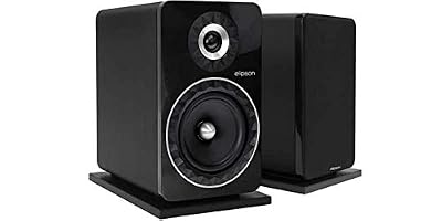 Elipson Prestige Facet 8B Noir Paire d'Enceintes Bibliothèques