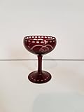 egermann glas shisha Sammlerstück Egermann Likörglas, Likörschale Böhmisches Glas rubin rot Antik Glas Sammler Glas gebraucht Zustand wie neu Höhe ca. 8,8 cm