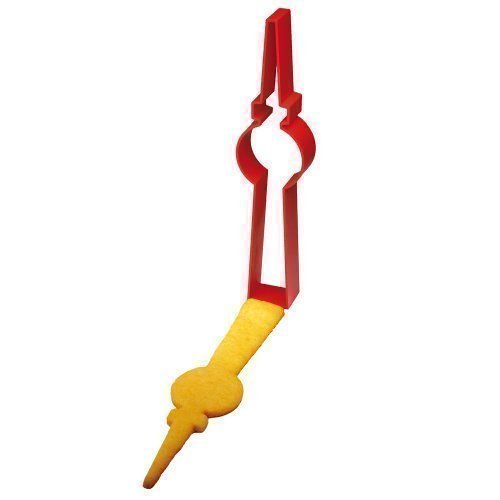 Fernsehturm Berlin Souvenir & Ausstechform in rot