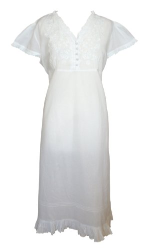 Cotton Victorian Nightdress - mol