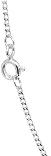 ANTOMUS® 1.2mm wide Sterling Silver DIAMOND CUT Pendant Chain 30 INCH