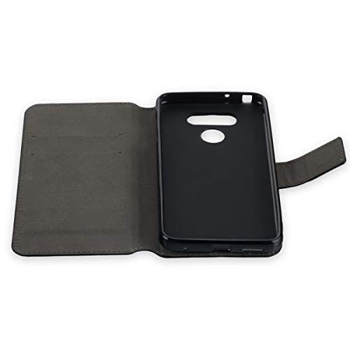 Preisvergleich Produktbild BookStyle Tasche Vertikal für LG G6 - mit Halterung - schwarz