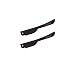 Brow Shaper Hair Removal Dermaplaning Razor Set of 2 in Black with Velvet Gift Bag Pain Free, Safe and Portable. Great for Eyebrows, Peach Fuzz and all Types of Facial Hair