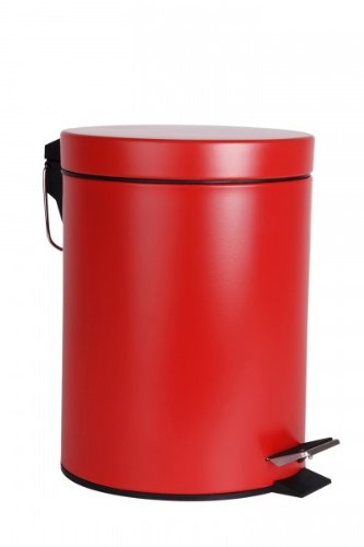5 Liter Abfalleimer – Treteimer – Badeimer – Mülleimer – Eimer – Kosmetikeimer – Müllsammler – Abfallsammler, Farbe:Grün - 5