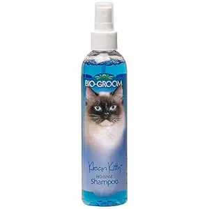 Bio-Groom Klean Kitty Waterless Shampoo for Cats, Replenish Cat Moisture and Maintain Coat Healthy, Silky, Shiny, Nourishes Skin and Keep Them Smelling Fresh, 236ml