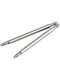 2 Edelstahl Federstege Ø1,5mm Stege Federstifte Uhrenstifte Watch Spring Bar 20 mm