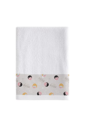frikids Happy Together - Jeu 2 Serviettes, coton, blanc/beige