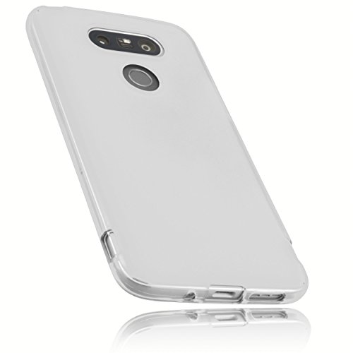 Preisvergleich Produktbild mumbi Schutzhülle für LG G5 Hülle transparent weiss