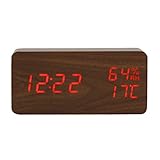 Der LCD-Bildschirm zeigt Uhrzeit: Datum: Wochentag: und Temperatur an.Geeignete Orte: Wo auch immer Sie möchten: zB Arbeitszimmer: Büro: Schlafzimmer: Wohnzimmer: usw.