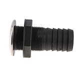 * Fácil de instalar Sharplace Conexión del Casco para Tapón de Acero inoxidable de 1-1/2 pulgadas Marina Craft
