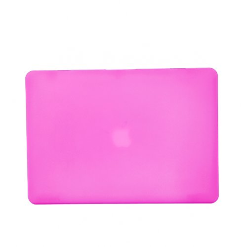 Liamoo® Schutzhülle für Apple MacBook Air 13,3″ Zoll Modell A1369/A1466 von 2016 aus Kunststoff, Hard Cover Case Hülle, rundum Schutz für MacBook Pro in Pink transparent - 4