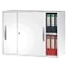 Produktbild Kerkmann Schiebetüren-Aufsatzschrank 2 OH HxBxT 74x100x42cm lichtgrau