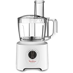 Moulinex Robot Cuisine Multifonctions Easy Force Robot Cuisine Bol 2,4L 5 Accessoires 20 Fonctions 1100W Blanc FP244110