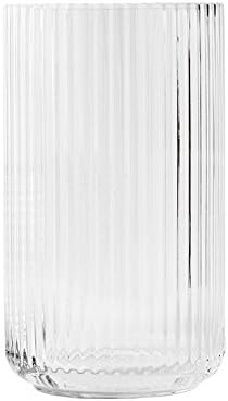 Lyngby Porcelæn Lyngby Vase Height 31 cm Made of Blown Glass Timeless, Clear