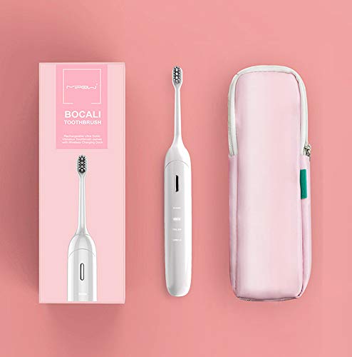 Preisvergleich Produktbild SUNHAO Elektrische Zahnbürste Erwachsene wiederaufladbare akustische Vibrationen Wasserdichte automatische intelligente weiches Haar