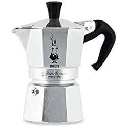 Bialetti - Cafetière Moka Express - 2 tasses - 10cl - Pratique et Rapide -Tous Feux sauf Induction