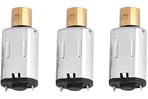 3 st DC vibrationsmotor 1,5 V 3V 6V 1 000RPM M20 minidotor Excentriskt hjul i mässing av elektrisk mässing excentriskt rotera