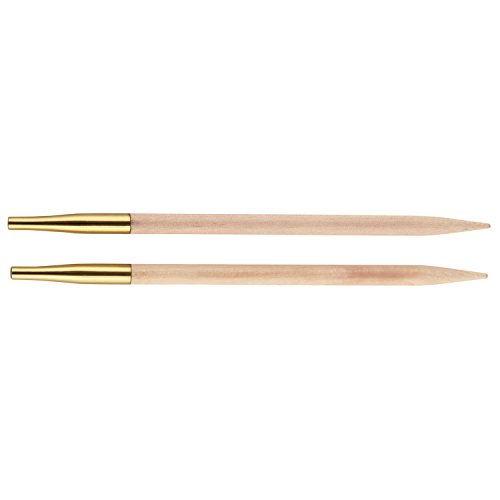 KnitPro Basix Rundstricknadel, normal austauschbar, Birkenholz, mehrfarbig, 11,6 cm x 3,50 mm