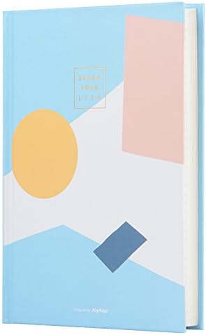 Premium Notebook, PENNX [Geometry Series] Daily Diary Journal Writing Notebook with Thick Hard Cover, Cream Colored Writing Paper, 13cm x 18cm, 224 Pages (Blue, 13cm x 18cm)