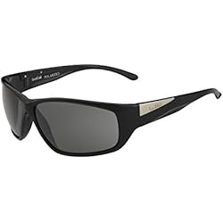 Bolle KEEL SUNGLASSES (MODULATOR POLARIZED GREY OLEO AF LENS SHINY BLACK FRAME)