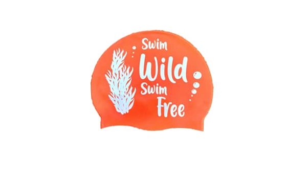 Swim Wild Swim Free - Swimming Hat in 