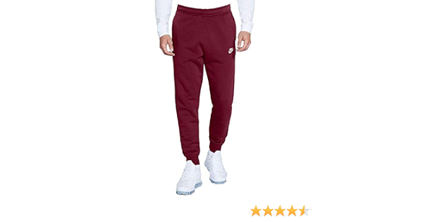 Nike Pantalone da Uomo Club Fleece Bordeaux Taglia L cod BV2671-638 :  Amazon.it: Abbigliamento