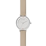 Skagen Damen Quarz Uhr mit Leder Armband SKW2648