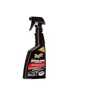 MEGUIARS Natural Shine Interior Dash & Trim Protectant Non Greasy Formula Cleans, Restores, Shines & Protects