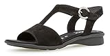 Comfort Basic Damen Sandalen, Riemchensandale, Farbe: Schwarz (schwarz), Damen-Schuhe