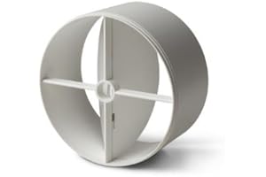VENTILATION CENTRE Manrose Back Draught Shutter, 150mm Diameter 6", Plastic ducting, Ventilation, hydroponics