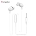 Produktbild Omiky® Langsdom Universal 3.5mm In-Ear Stereo Ohrhörer Kopfhörer Mit Mic Für Handy (Weiß)