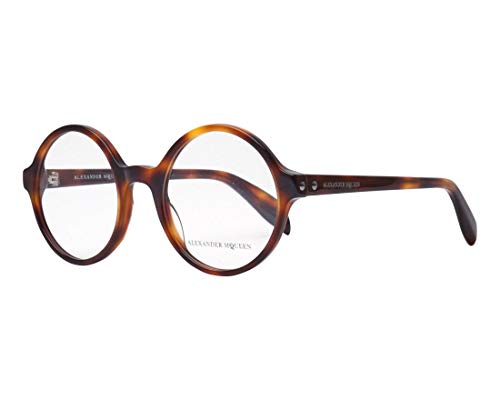 Preisvergleich Produktbild Alexander McQueen Brille (AM-0133-O 002) Acetate Kunststoff glänzend havana