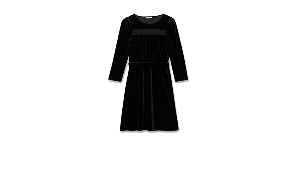 Motivi : Vestito in Velluto con Pizzo Nero 46 (Italian Size) : Amazon.it:  Abbigliamento
