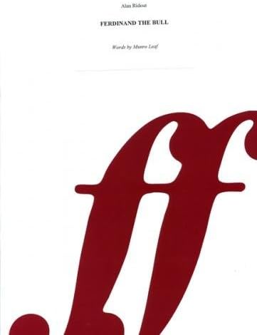 Alan Ridout: Ferdinand the Bull for Speaker and Solo Violin (ARCHIVE copy)