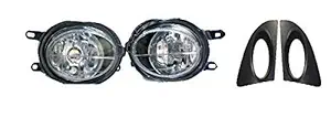 PALAUTOLIGHTS Tata Indigo Cs OEM Type Unbreakable Lens Fog Lamps with Fog Cover and Bulb.
