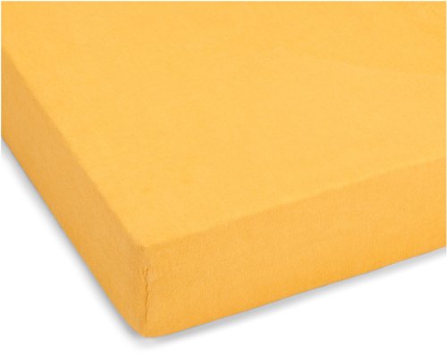 Julius Zöllner 8310013100 - Spannbetttuch Frottee für die Wiege, Größe: 90 x 40 cm, Farbe: weiß