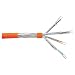 Produktbild LogiLink CQ4100S Nexans Installationskabel Kat.7 S/FTP 1200 MHz LSZH in orange 100 m