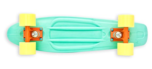 Miller Skateboards Longboard Baby Cup Cake Series Skateboard, Unisex, Azul Agua, 22