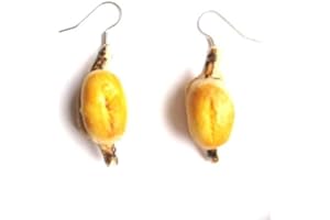 SCHMUCK-STADT Bratwurst im Brötchen Ohrringe Damen Ohrhänger Ohrschmuck handmade